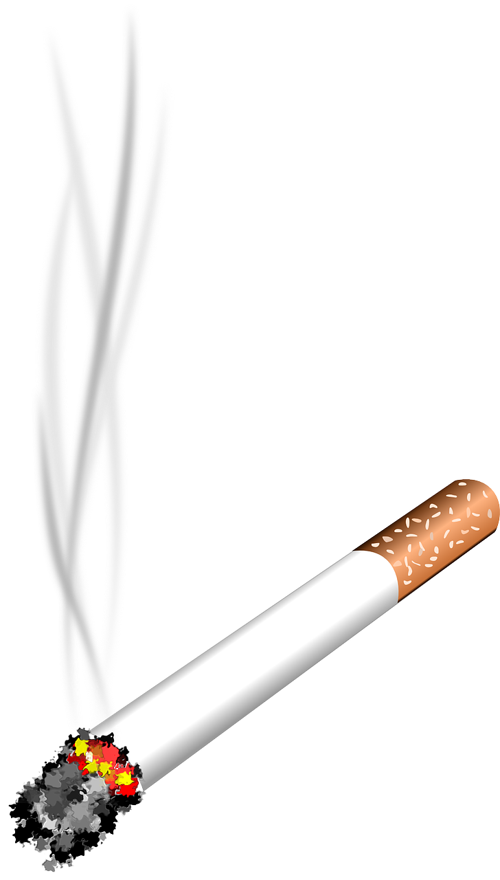 a cigarette with smoke coming out of it, a digital rendering, -step 50, cane, vectorized, high res photo