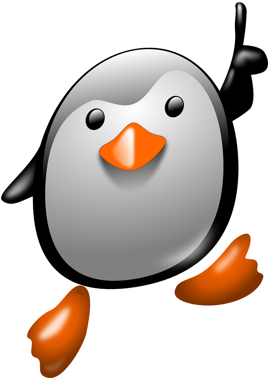 a close up of a penguin on a white background, an illustration of, by Hugh Hughes, pixabay, figuration libre, jumping for joy, !!! very coherent!!! vector art, computer - generated, shiny silver