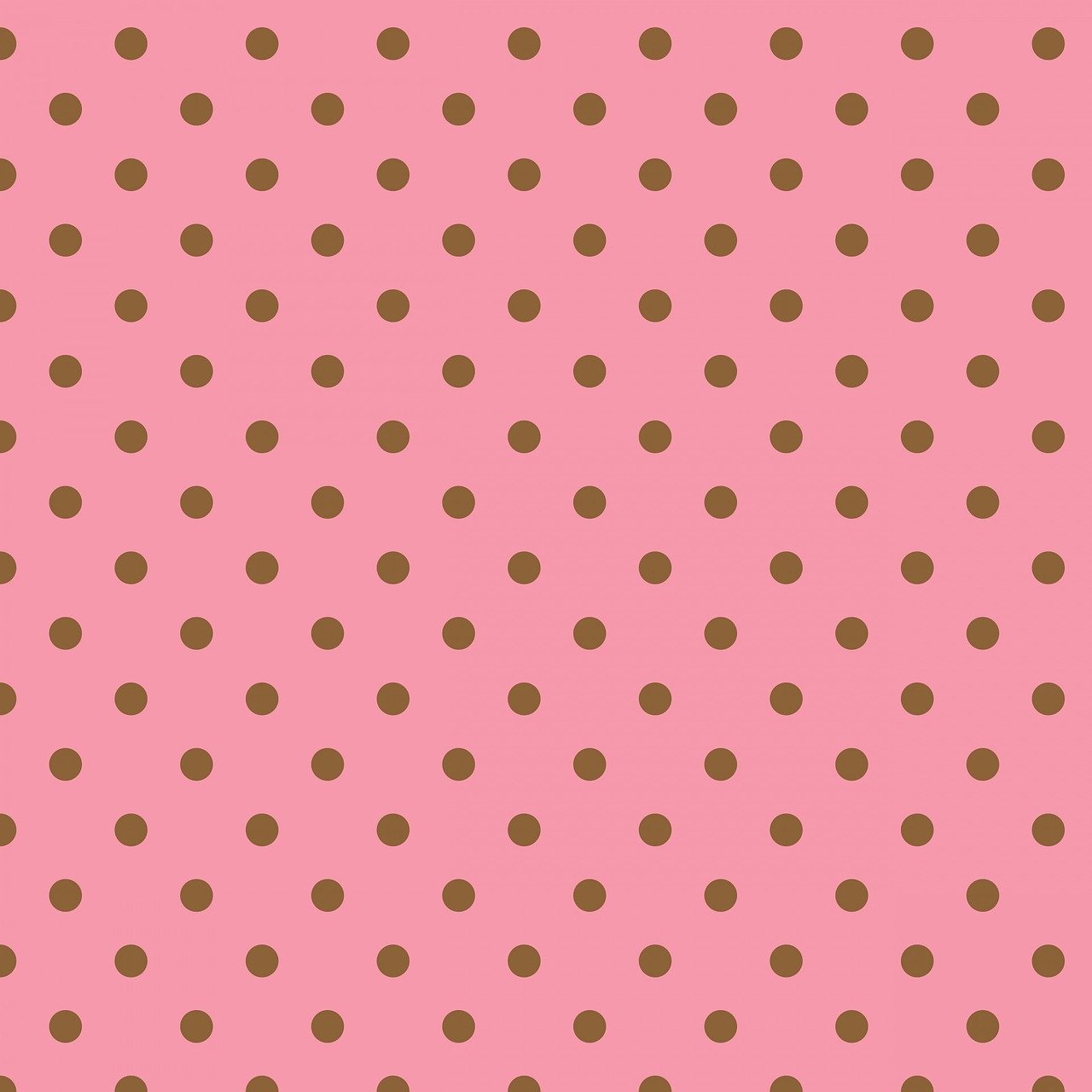 a brown polka dot pattern on a pink background, inspired by Katsushika Ōi, pop art, graphic 4 5, 1200 dpi, pink and gold, pink and green