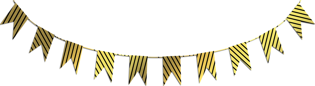 a gold necklace on a black background, pixabay, art deco, flags, digital banner, very grainy image, carnival background