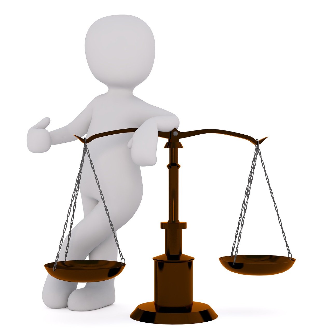a person standing next to a balance scale, a digital rendering, figuration libre, judge, fully body photo, cute photo, 3 d image