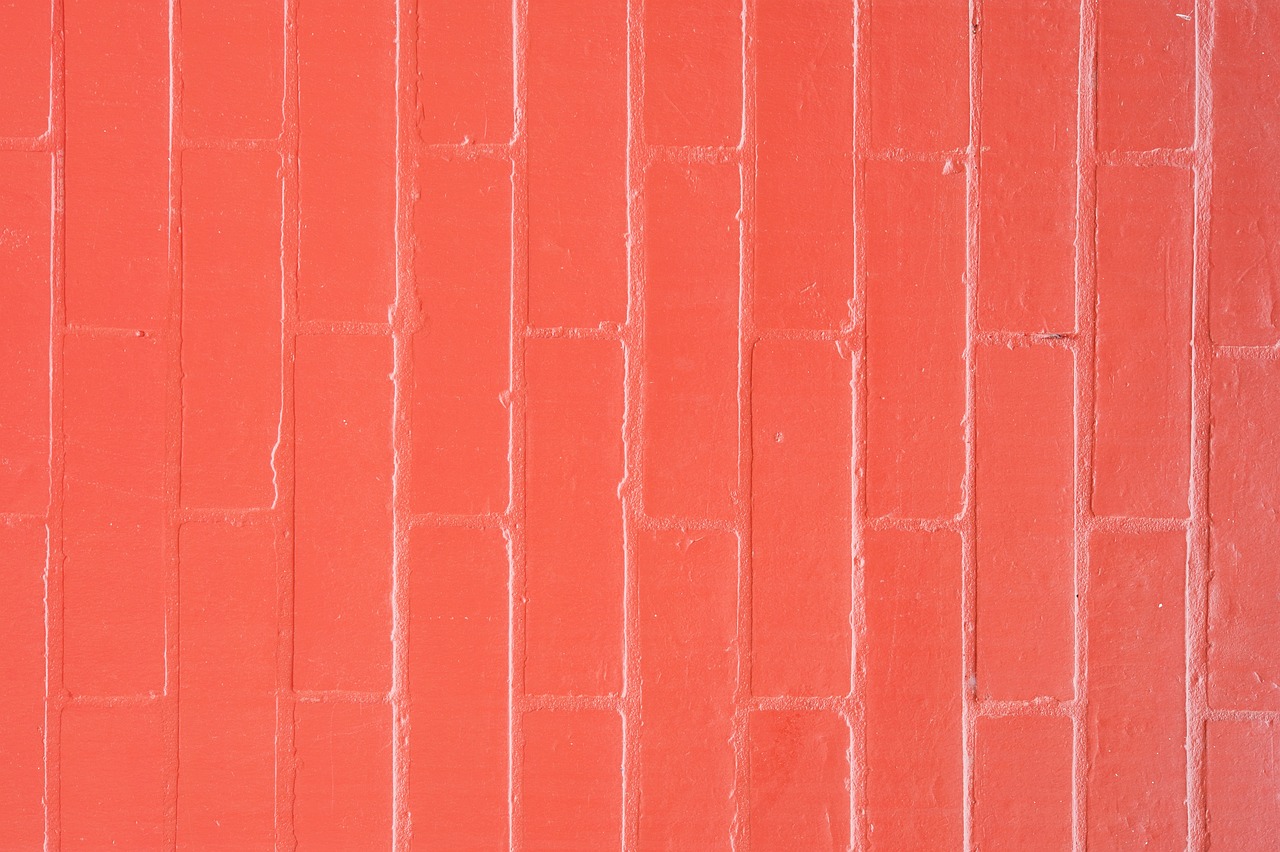 a fire hydrant in front of a red brick wall, postminimalism, seamless texture, red paint detail, rectangles, close-up product photo