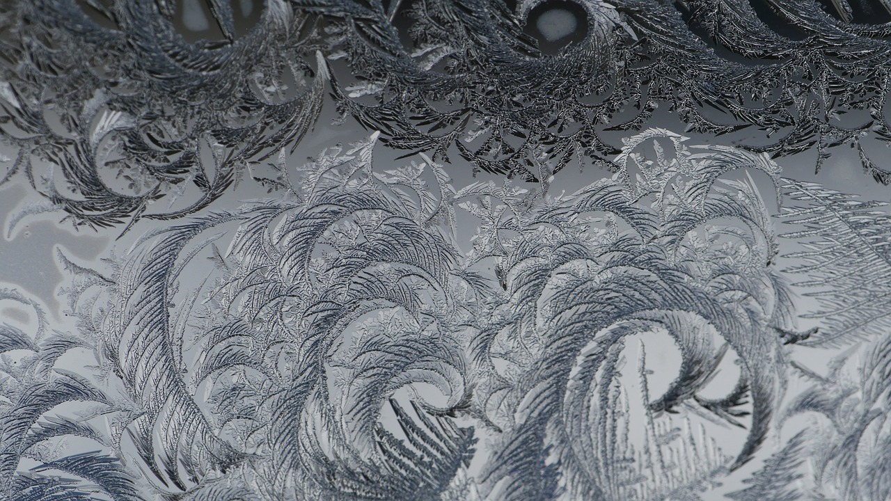 a close up of frost on a window, inspired by Arthur Burdett Frost, flickr, swirling silver fish, ultra detailed”