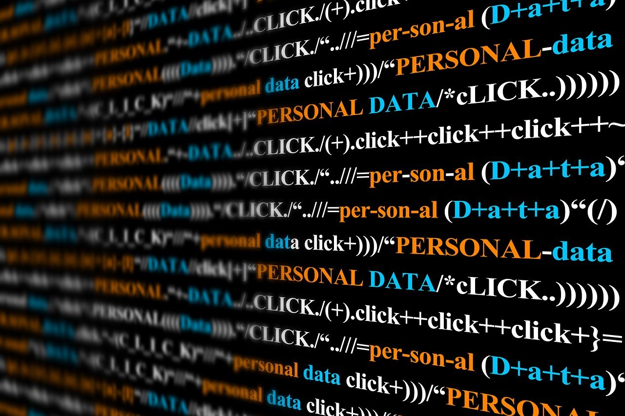 a computer screen with a lot of text on it, pixabay, digital art, your personal data avatar, lock, up close shot, beautiful code