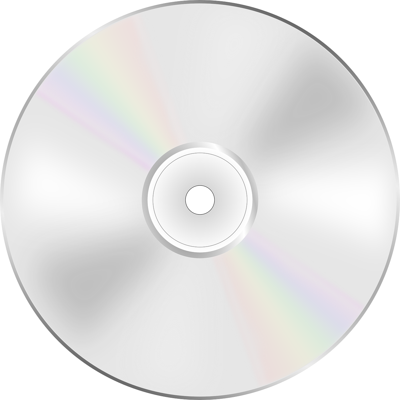 a close up of a disc on a white background, a computer rendering, inspired by Vladimír Vašíček, pixabay, silver color, dvd package, detailed vector, on a sunny day