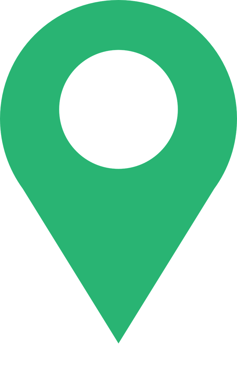 a green pin on a black background, google street view, infographics. logo, steam workshop maps, trending on logostation