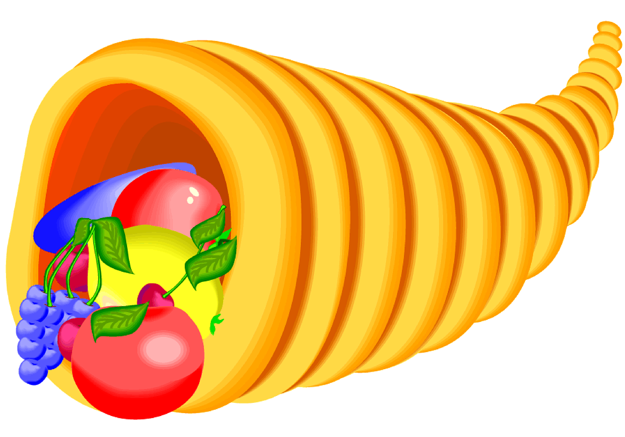 a cornet filled with fruit and vegetables, an illustration of, shutterstock, conceptual art, worm hole, tunnel, rubber hose animation, large shell