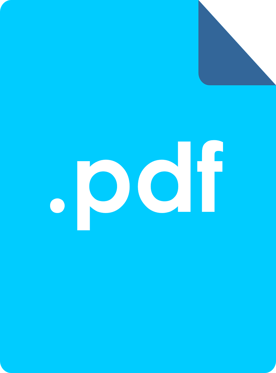 a blue square with the word pdf on it, a portrait, featured on behance, plasticien, rounded logo, style of duelyst, facebook profile picture, shallow d. o. f