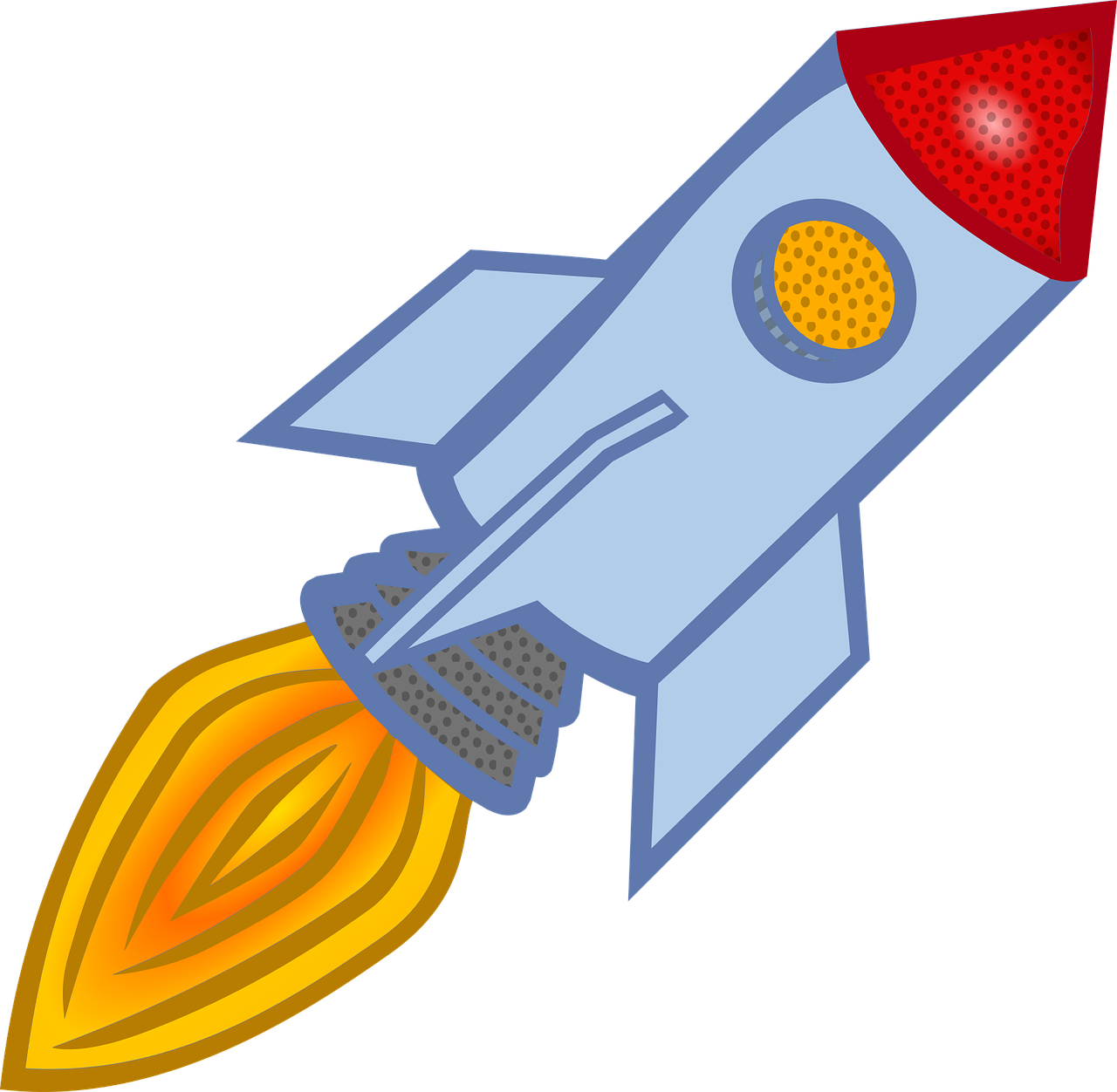 a cartoon rocket ship flying through the air, by Matt Stewart, pixabay, space art, !!! very coherent!!! vector art, on a flat color black background, the torch we all must hold, starting engines nitro jet drive