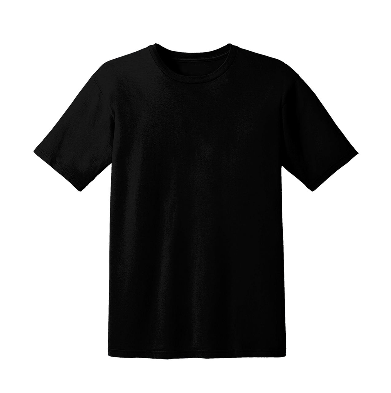 a black t - shirt on a black background, by Mac Conner, in style of mike savad”, listing image, full product shot, no - text no - logo