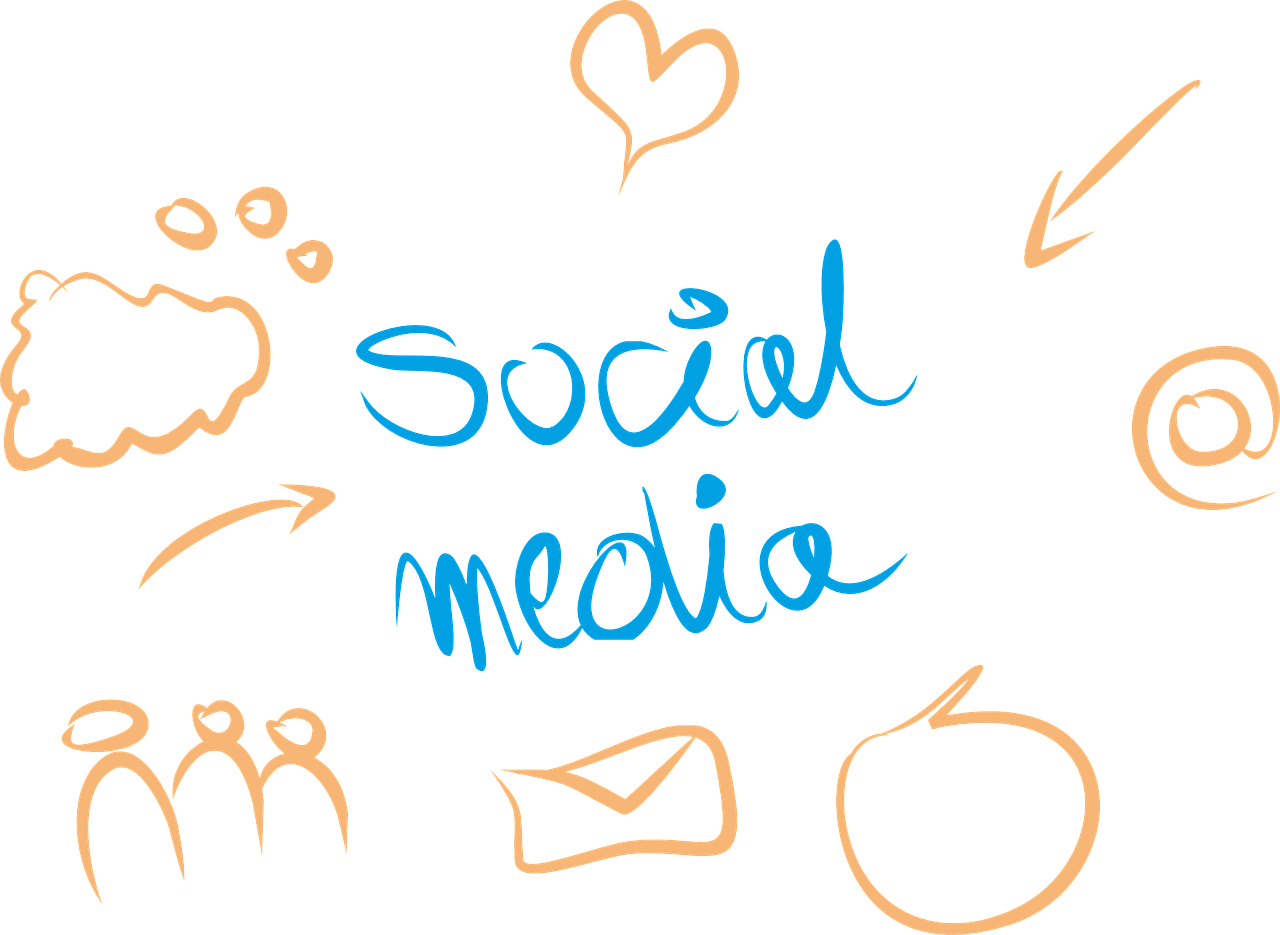 a group of social media icons on a black background, graffiti, ad image, cute:2, drawn image, excellent
