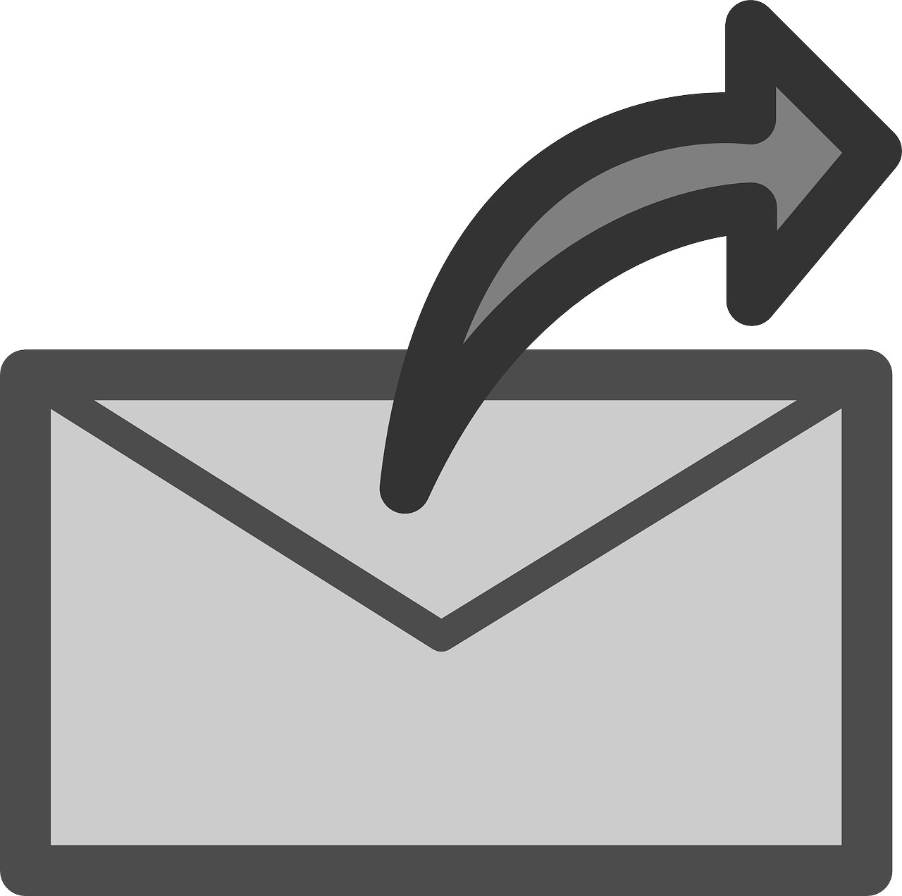 an envelope with an arrow coming out of it, pixabay, hurufiyya, gunmetal grey, reuniting, curving, visual key