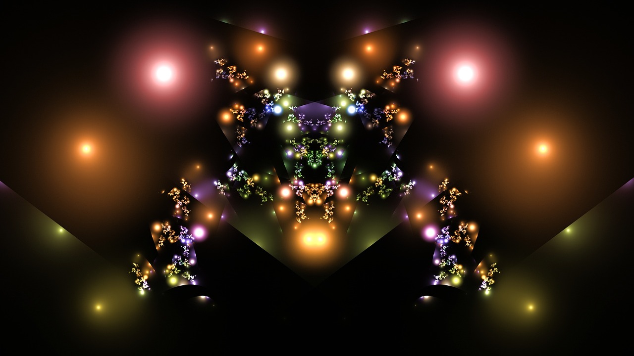 a computer generated image of a butterfly, inspired by Benoit B. Mandelbrot, flickr, digital art, elaborate lights. mask on face, alien flowers, mirrored, very soft diffuse lights