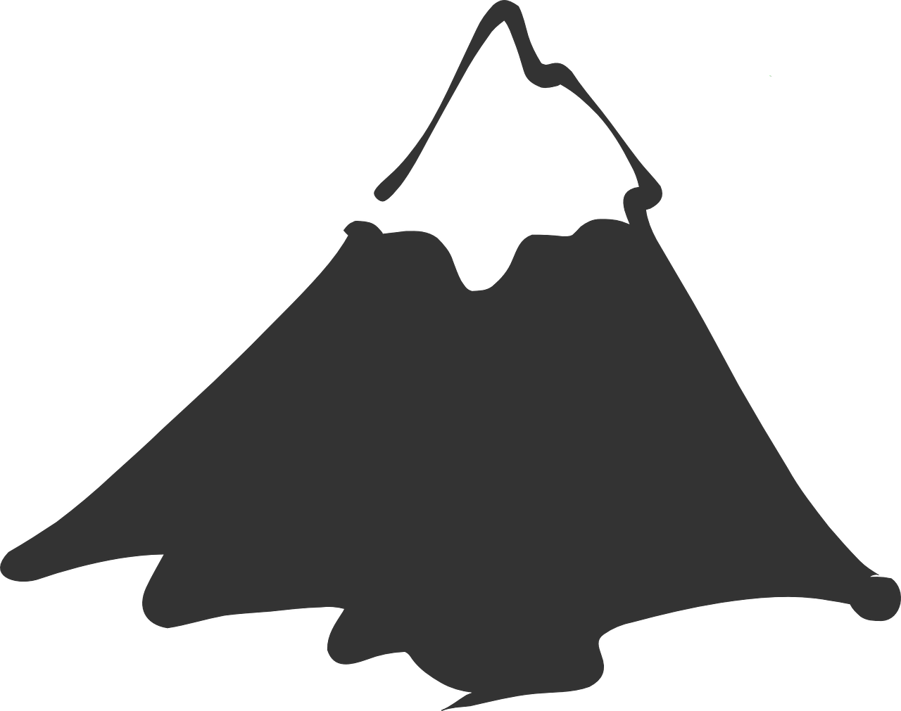 a black and white silhouette of a purse, inspired by Arkhip Kuindzhi, polycount, cut into the side of a mountain, mspaint, uncompressed png, manta ray made of pancake