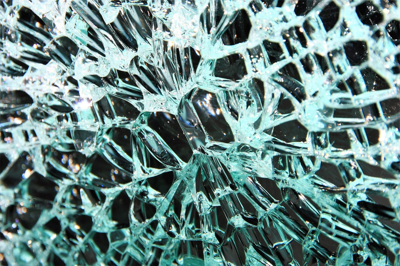 a close up of a broken glass window, by Joseph-Marie Vien, wallpaper”, highly realistic”