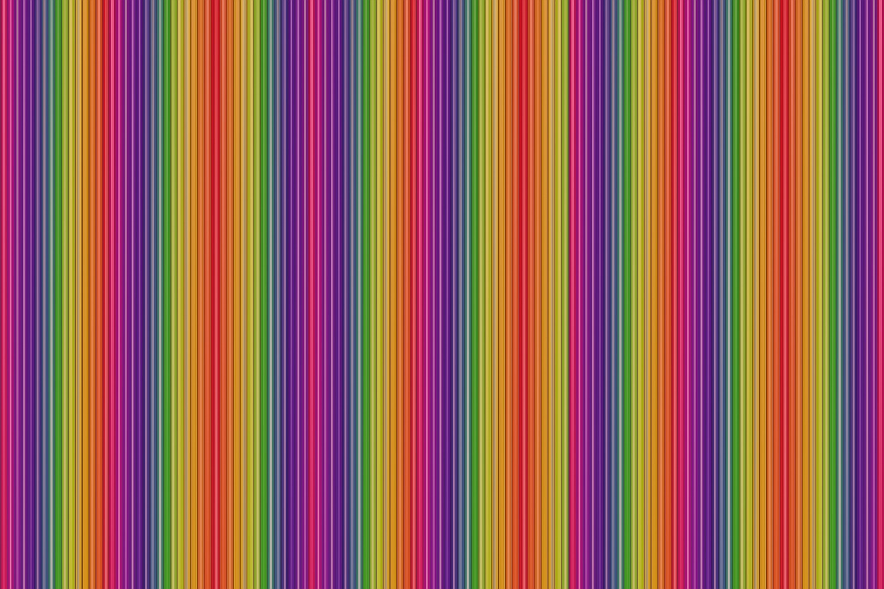 a rainbow striped background that is very colorful, inspired by Bridget Riley, trending on pixabay, strings background, guillotine rgb, stereogram, in rich color