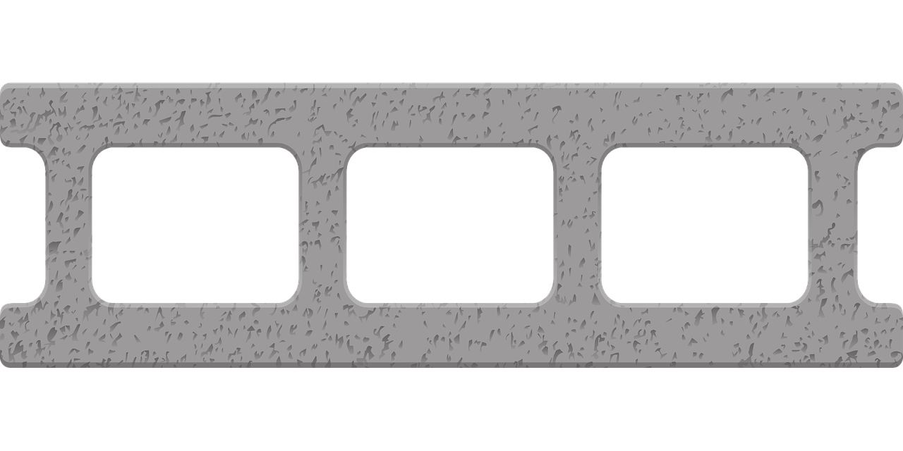 a close up of a metal object on a black background, a computer rendering, white outline border, cinder blocks, holes, vectorised