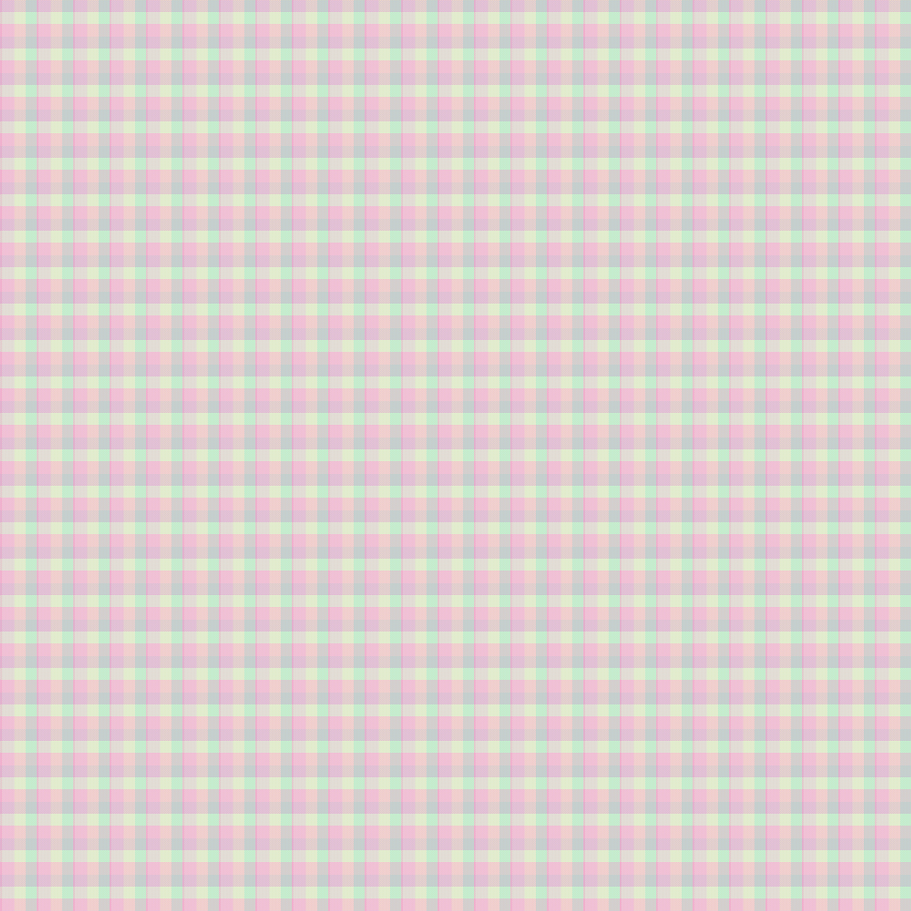 a pink and white gingham checkered background, a digital rendering, inspired by Peter Alexander Hay, tumblr, turquoise pink and green, pale yellow wallpaper, digital art - w 700, small