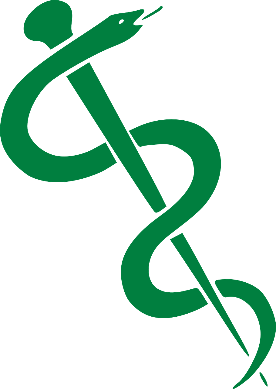 a green snake and dagger on a black background, inspired by Masamitsu Ōta, deviantart, stethoscope, ( ( dark green, the riddler, logo