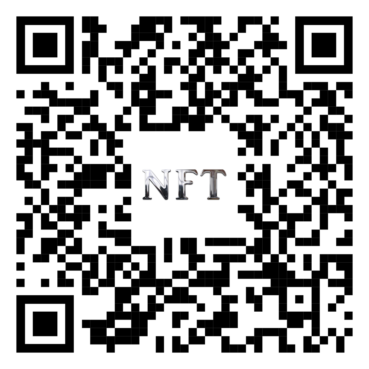 a qr code with the word tn on it, lineart, inspired by Ni Tian, net art, nft, coin with the letter n, low fi, customer