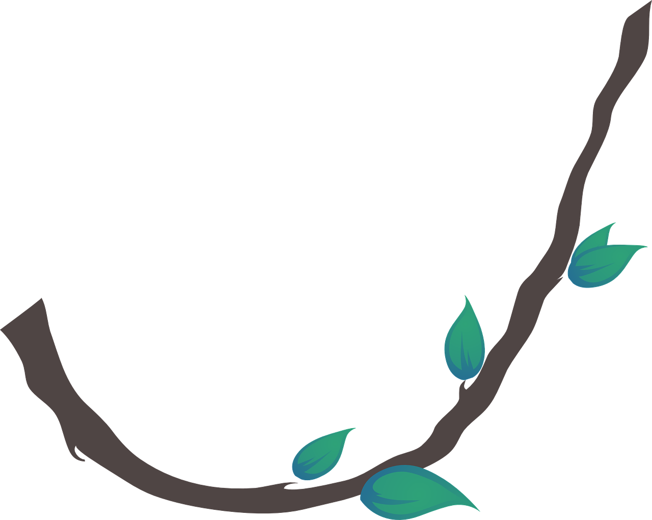 a branch with green leaves on a black background, a screenshot, inspired by Masamitsu Ōta, minimalism, teal ethereal tendril wings, smol, background image, lineless