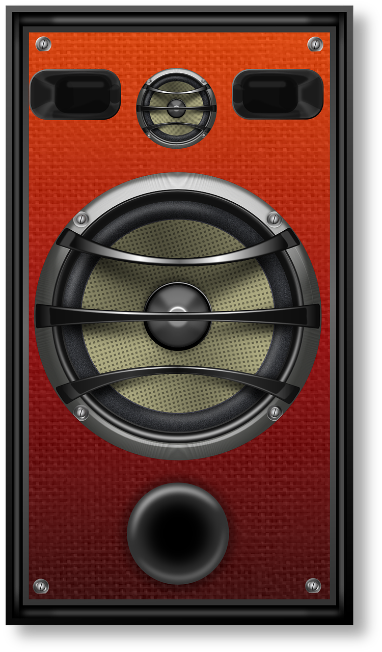 a close up of a speaker on a cell phone, a digital rendering, by Wayne England, dark orange black white red, high detail product photo, highly detailed hyper real retro, vertical wallpaper