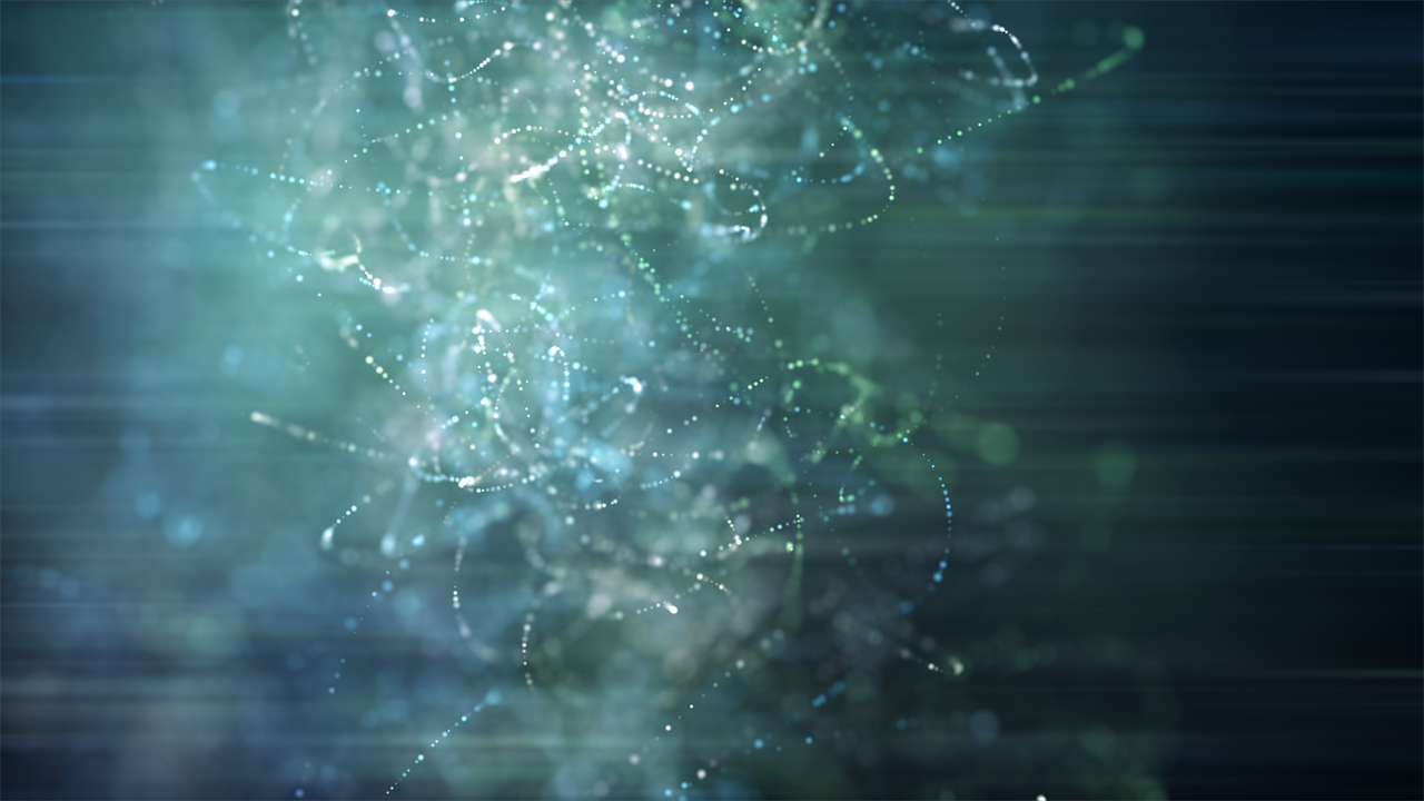 a blurry picture of a bunch of water droplets, by Anna Füssli, digital art, dense web of neurons firing, floating. greenish blue, twinkling and spiral nubela, blurred and dreamy illustration