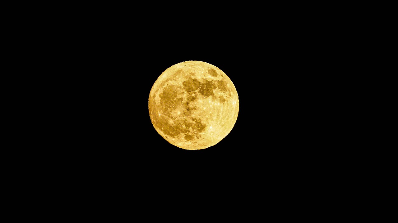 a full moon is seen in the dark sky, by Jan Rustem, minimalism, yellow overall, 🐿🍸🍋, from wheaton illinois, golden hues