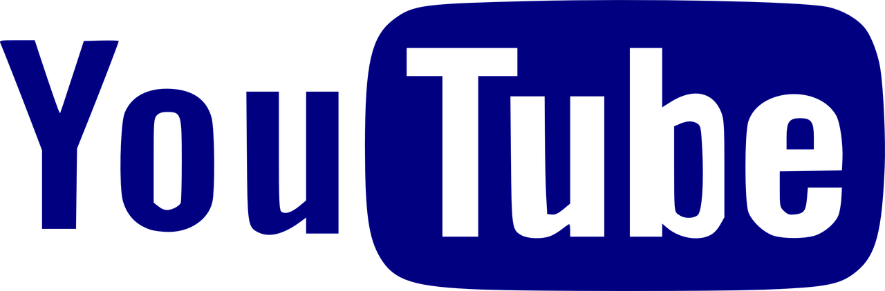 the youtube logo, a picture, hurufiyya, blue and black, advert logo, tula, contain