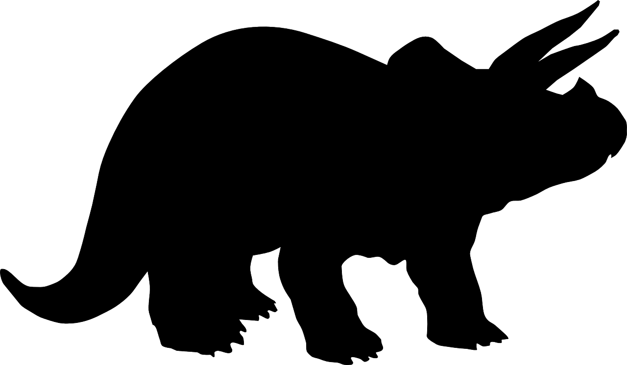 a silhouette of a triceraptus on a white background, by Jan Zrzavý, sumatraism, polar bear, panda, wikimedia commons, 3840 x 2160