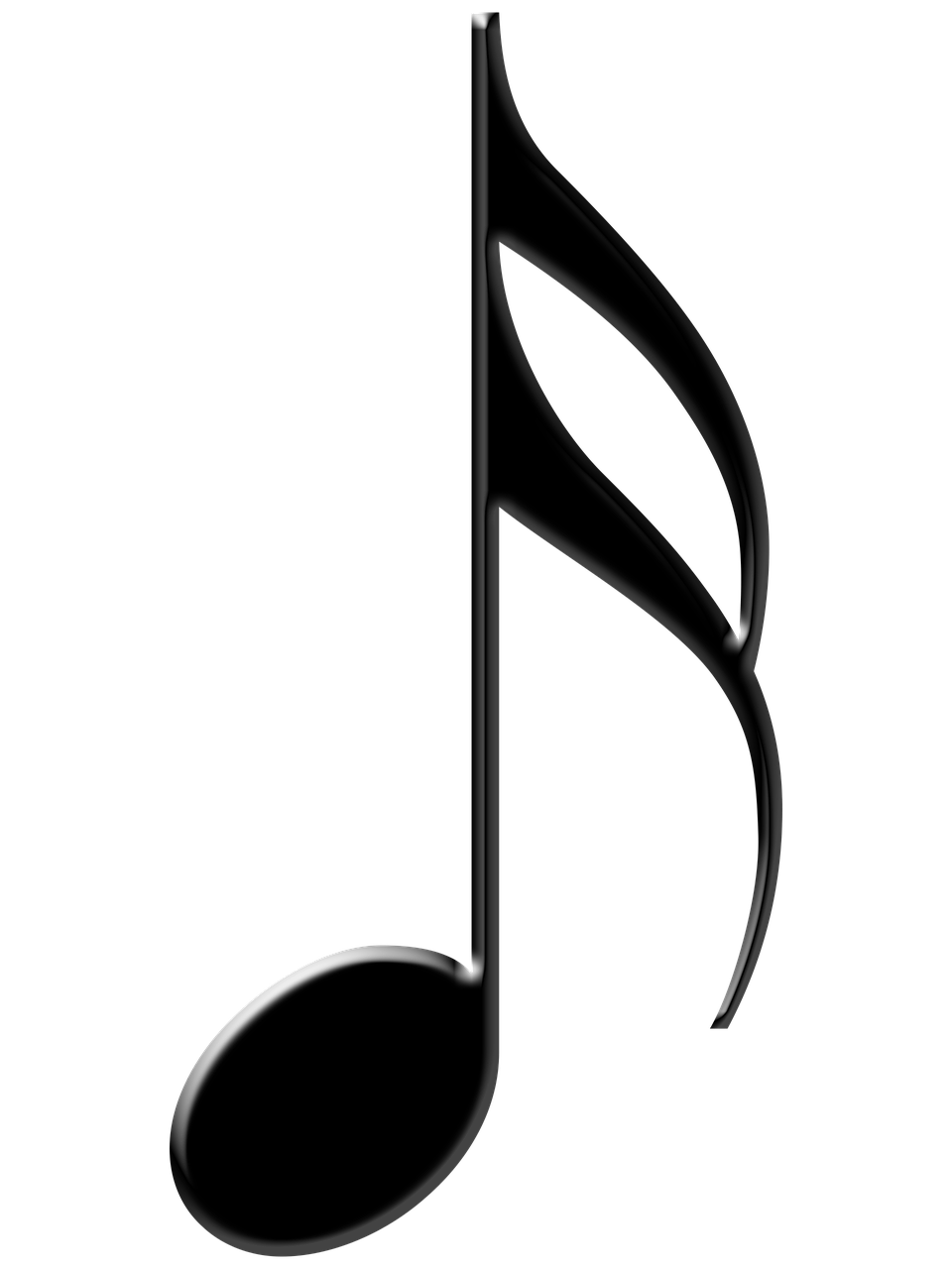a close up of a musical note on a black background, inspired by Michael James Smith, deviantart, ( ( dithered ) ), iphone picture, cast, raytraced blade