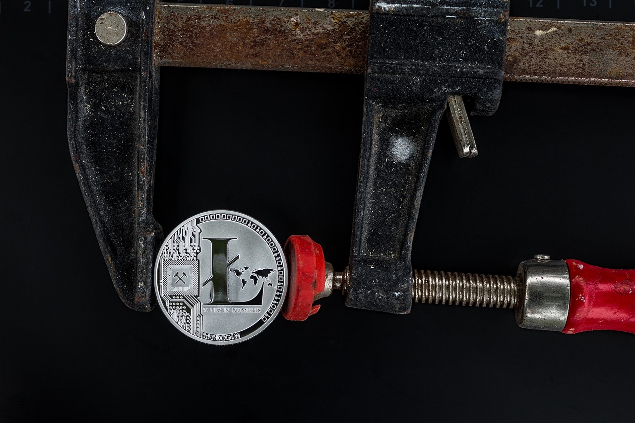 a close up of a pipe clamp on a black background, by Ludwik Konarzewski, unsplash, letterism, coins, key is on the center of image, 1 - bit, hyperrealistic photo