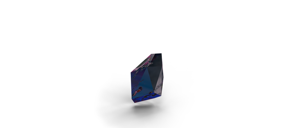 a close up of a box in the dark, a low poly render, crystal cubism, vivid broken glass, taken with sony alpha 9, heavy jpeg artifact, colorized photon