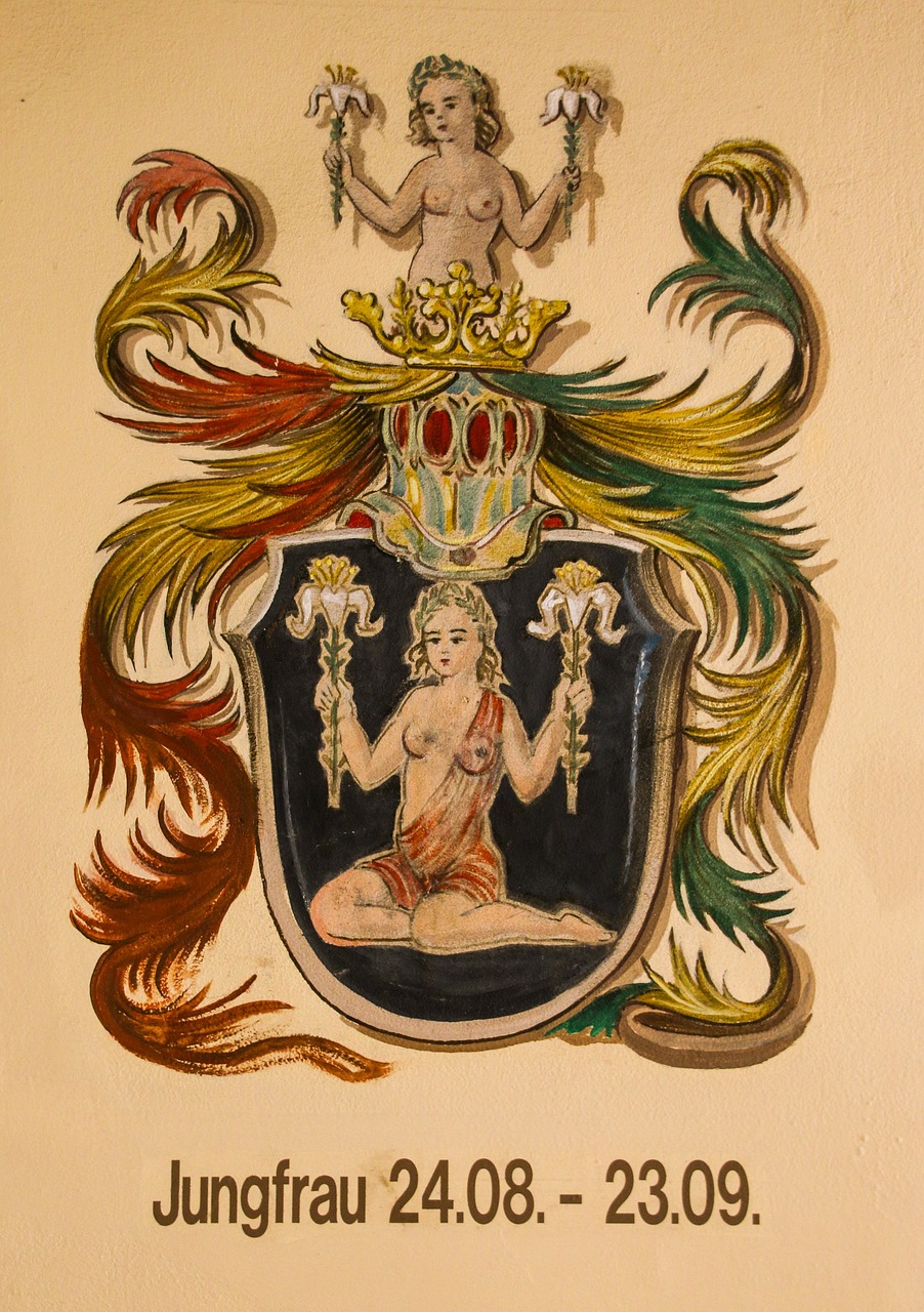 a painting of a woman sitting on top of a coat of arms, a gouache, by Jakob Häne, shutterstock, detailed arms, bangalore, colored sketch, on the walls