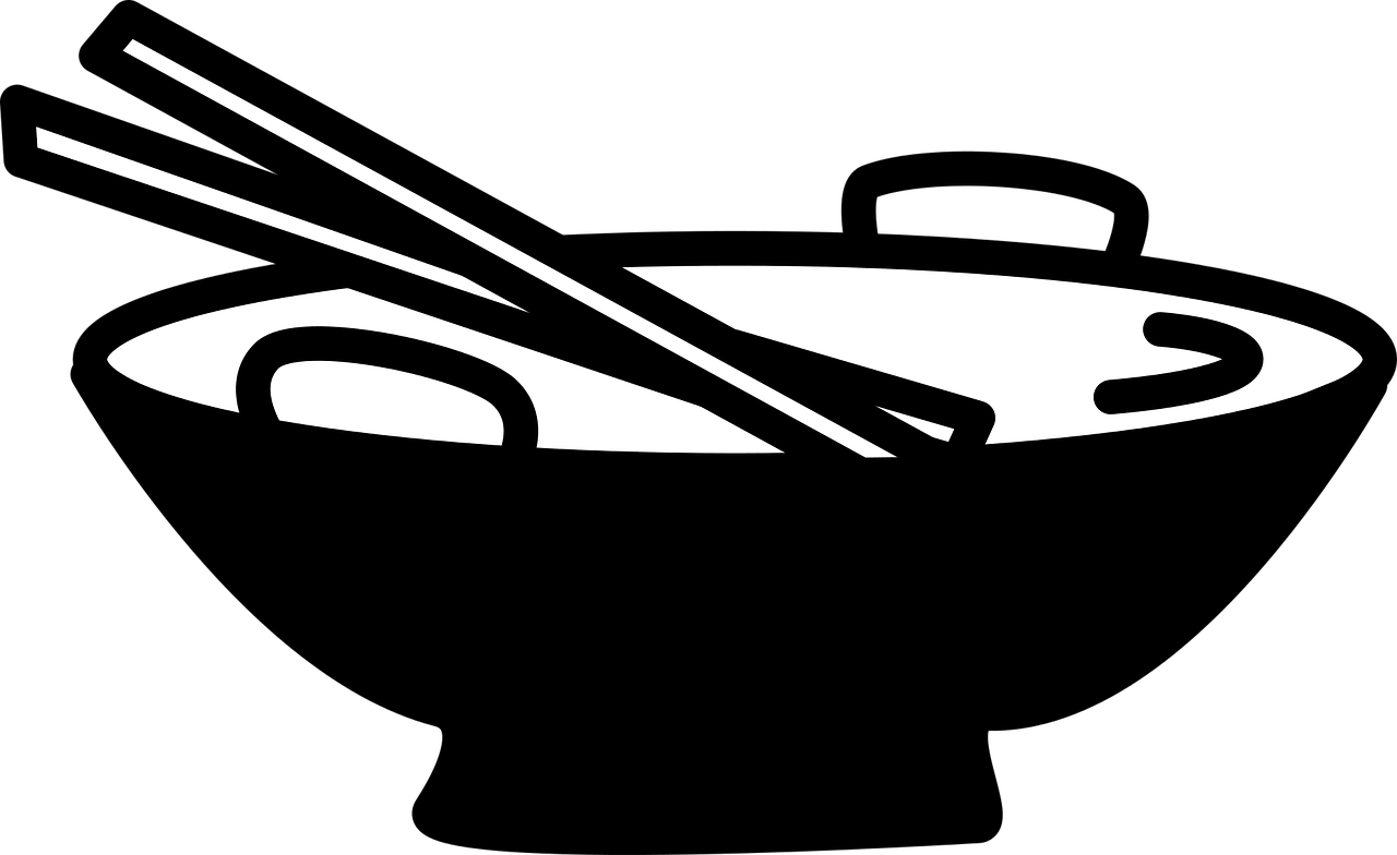 a black and white picture of chopsticks and a plate, vector art, inspired by Shūbun Tenshō, trending on pixabay, minimalism, black car, dark visor covering top of face, hq 4k phone wallpaper, textless