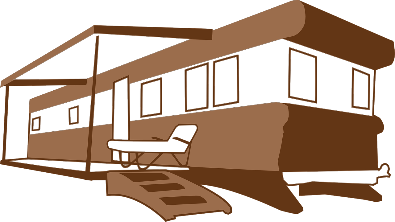 a brown train car sitting on top of a train track, an illustration of, lounge, rv, retro line art, holiday resort