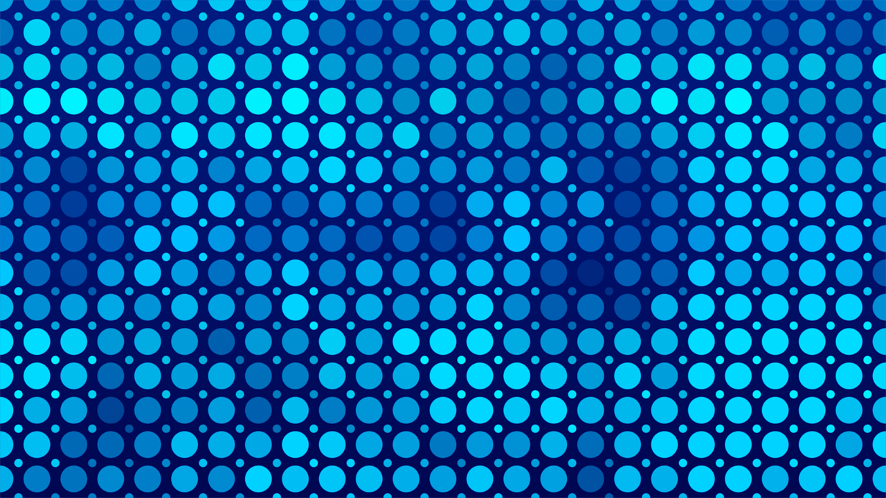 a pattern of blue circles on a blue background, vector art, inspired by Victor Vasarely, 4k high res, colorful dots, tech pattern, spot illustration