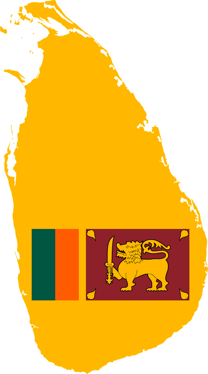 a map of sri with a flag on it, full res, langoliers, seventies, merged