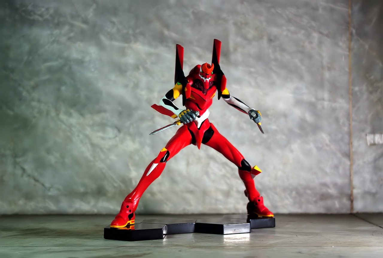 a close up of a toy figure on a table, inspired by Ryūsei Kishida, fine art, ( evangelion ), modern very sharp photo