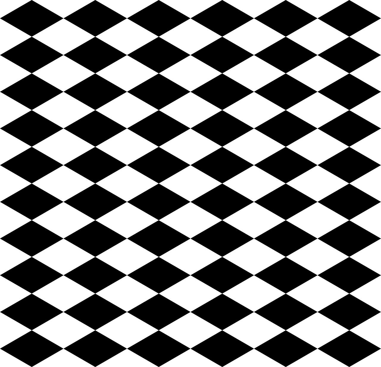 a black and white checkered pattern is shown, inspired by Steve Argyle, hd phone wallpaper, tarot card background, facing sideways, tiles