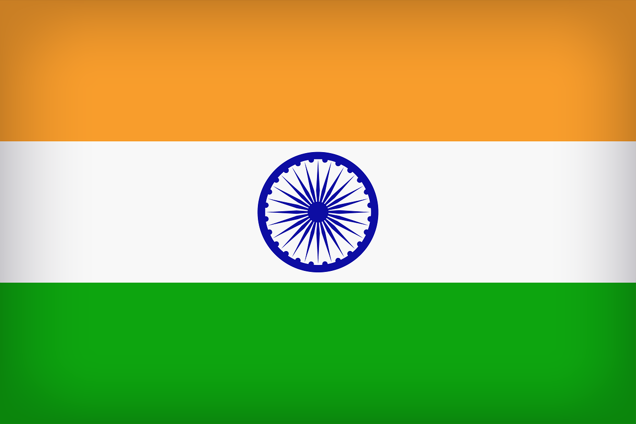 the national flag of india, a digital rendering, by Robert Jacobsen, shutterstock, illustrator vector graphics, trinity, iphone wallpaper, high detail illustration