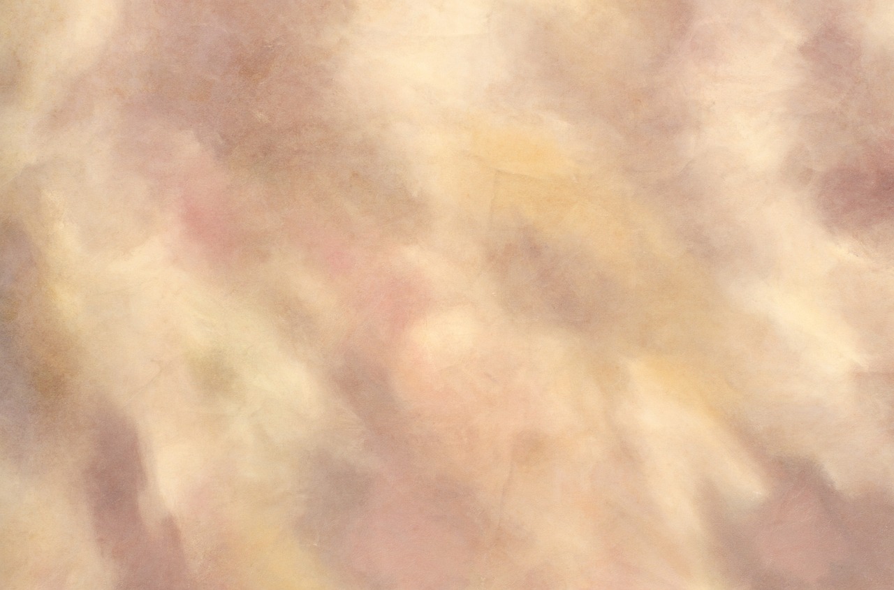 a close up of a painting of a person on a surfboard, inspired by Anna Füssli, flickr, tonalism, pink tinged heavenly clouds, tileable texture, beige cream natural muted tones, hubble photo background
