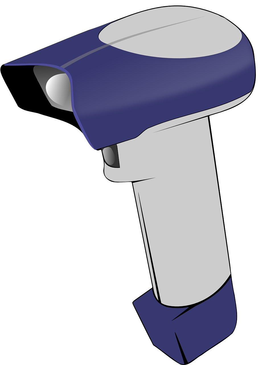 a blue and white blow dryer on a black background, concept art, by Jay Hambidge, pixabay, cobra, cell shaded cartoon, purple. smooth shank, holster, 3/4 view from below