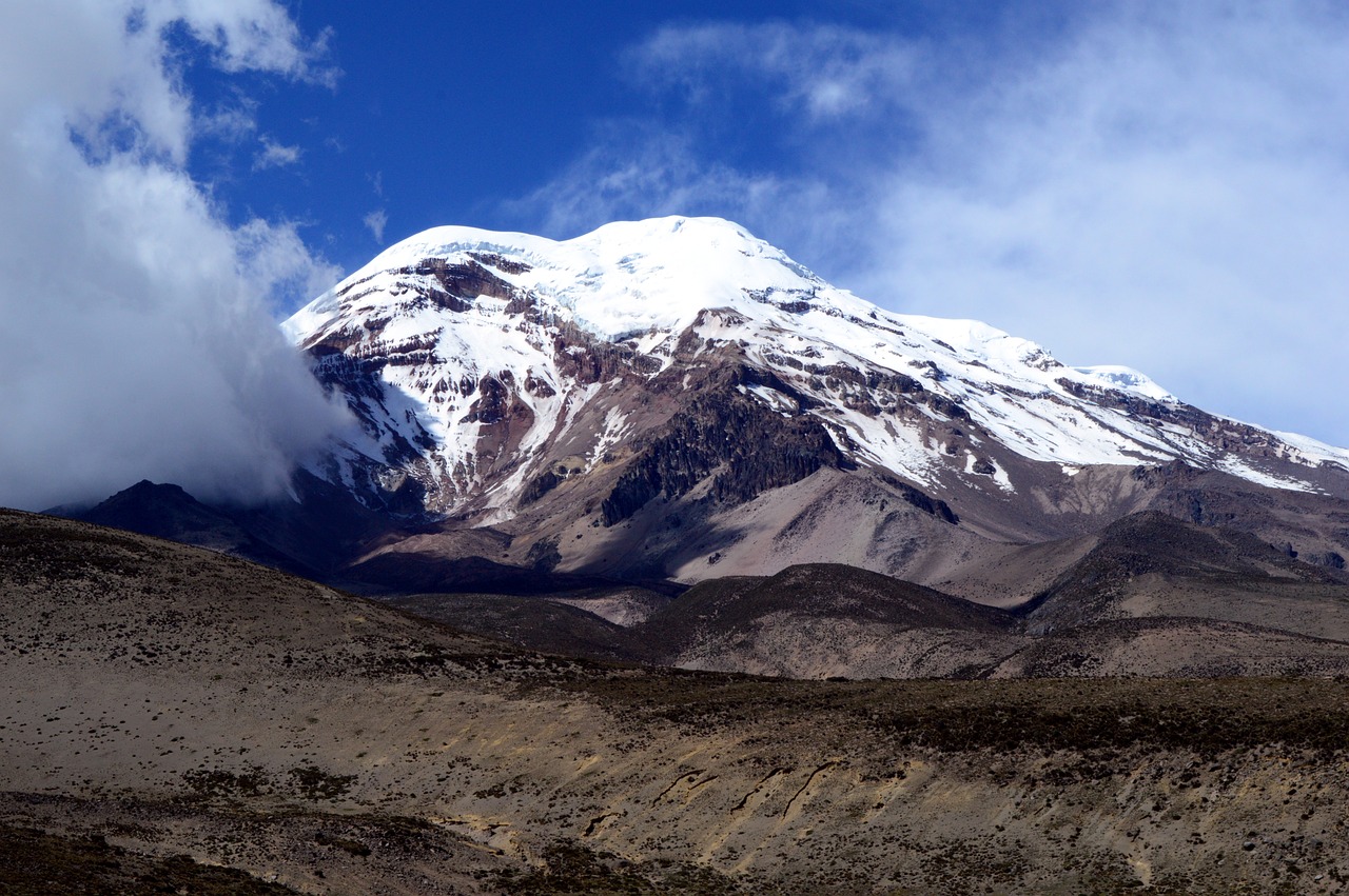 a mountain covered in snow on a sunny day, hurufiyya, pararel, ground-level view, dramatic mountain background, it is very huge