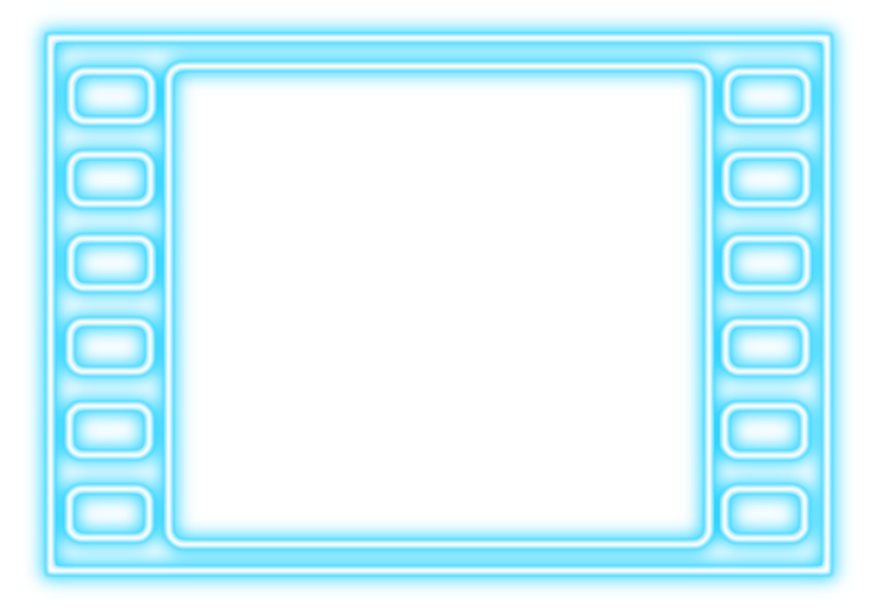 a blue picture frame on a black background, a hologram, video art, outlined!!!, inside stylized border, teal electricity, movie screencap