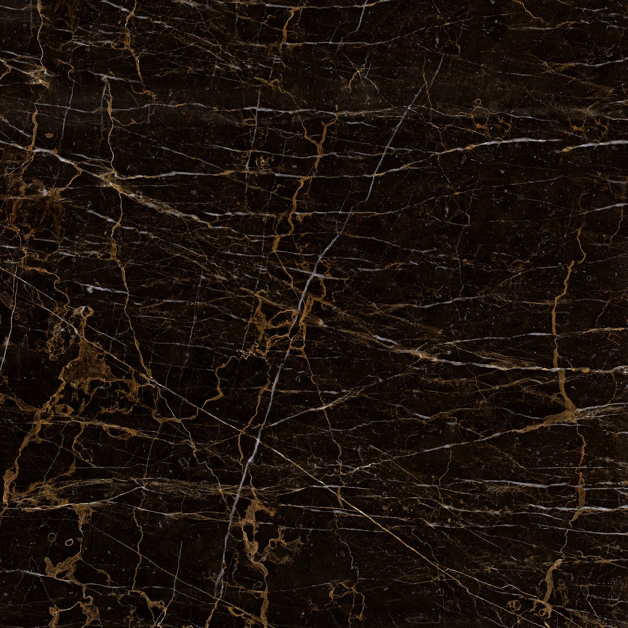a close up of a black marble surface, baroque, black fine lines on warm brown, product photo