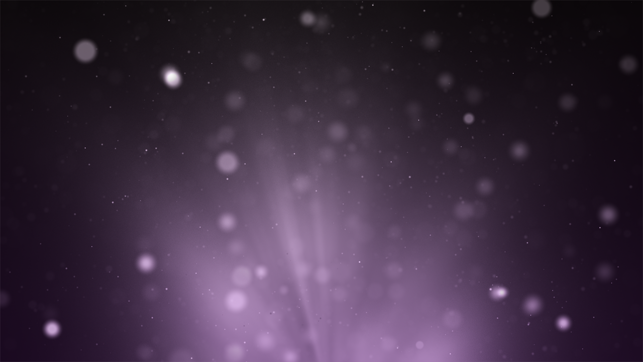 a blurry image of snow flakes on a purple background, cosmic atmosphere light flares, bokeh photo