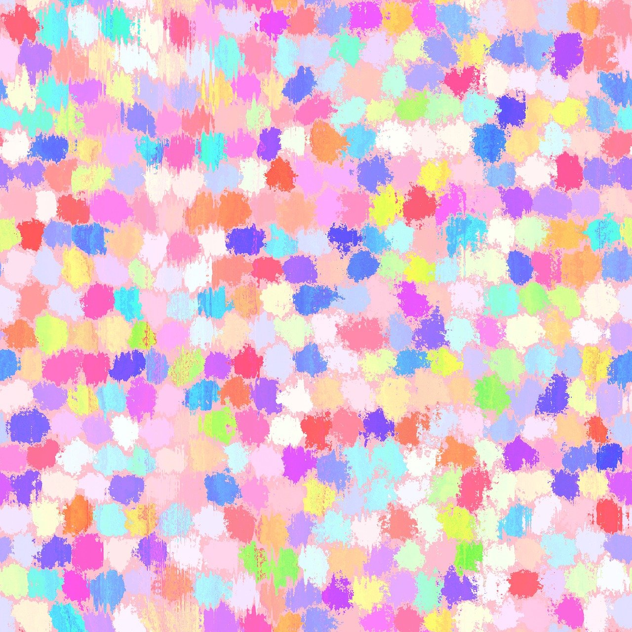 a pattern of multicolored spots on a pink background, a pointillism painting, beautiful brush stroke rendering, graffiti _ background ( smoke ), highres, generate multiple random colors