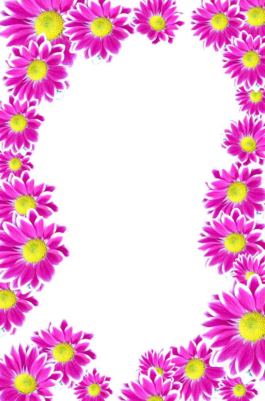 a circle of pink flowers on a black background, a digital rendering, rasquache, background image, sunflower background, outlined!!!, wallpaper - 1 0 2 4