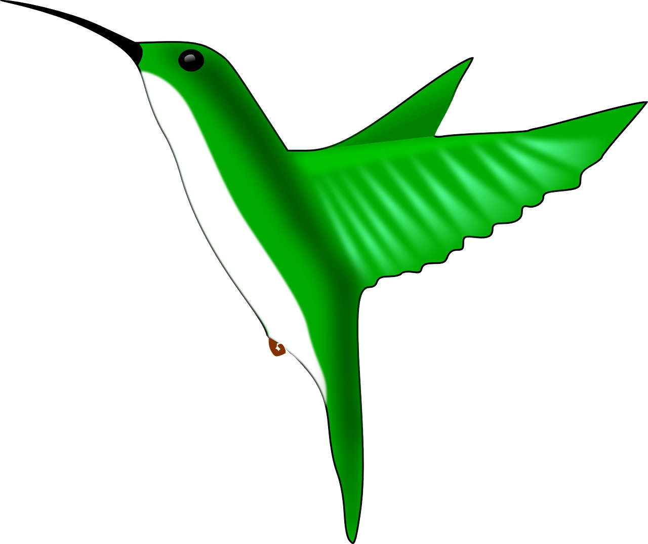 a green and white bird flying through the air, a raytraced image, inspired by Victor Noble Rainbird, deviantart, hurufiyya, back shark fin, nighttime!!, alosaurus, made in paint tool sai2